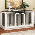 Cage pour chien élégante et robuste avec renfort en tube de fer