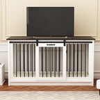 Cage pour chien élégante et robuste avec renfort en tube de fer