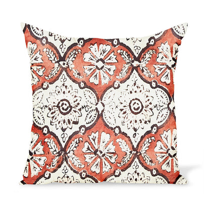 Coussin Minnie Maharani en rubis de Peter Dunham Textiles