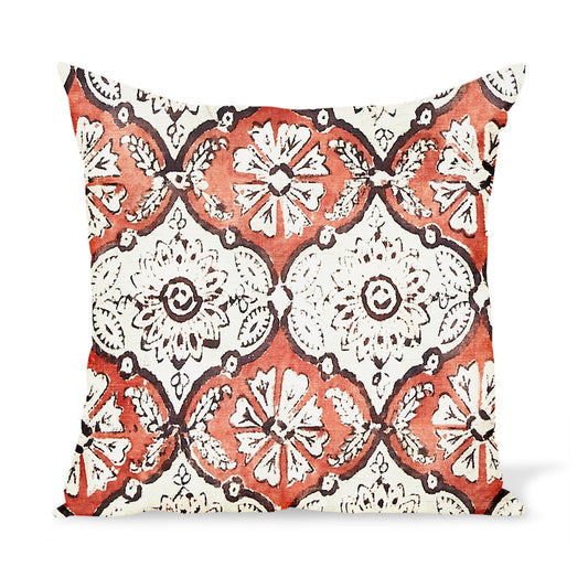 Coussin Minnie Maharani en rubis de Peter Dunham Textiles