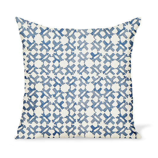 Coussin Orcha en indigo de Peter Dunham Textiles