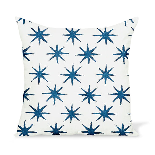 Coussin d'extérieur Starstruck indigo de Peter Dunham Textiles