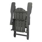 Chaises pliantes Adirondack Polytrends Laguna résistantes aux intempéries (lot de 2)