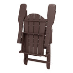 Chaises pliantes Adirondack Polytrends Laguna résistantes aux intempéries (lot de 4)