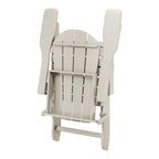Chaises pliantes Adirondack Polytrends Laguna résistantes aux intempéries (lot de 4)