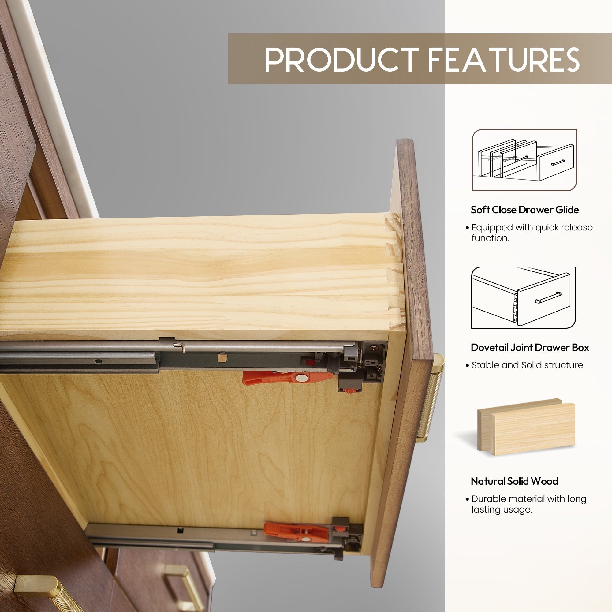 Meuble-lavabo Porto avec dessus en quartz blanc sans miroir