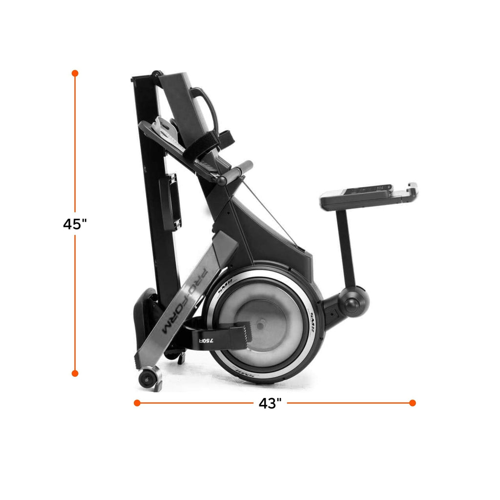 ProForm 750R ; Rameur avec 5 écrans, support de tablette intégré et design compact