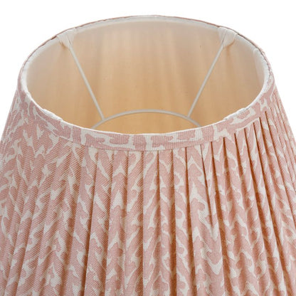 Abat-jour Fermoie en Rabanna rose clair
