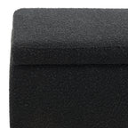 Banc de rangement SAFAVIEH Couture Sunneva Boucle - 61 po L x 20 po P x 19 po H - 61L x 20P x 19H