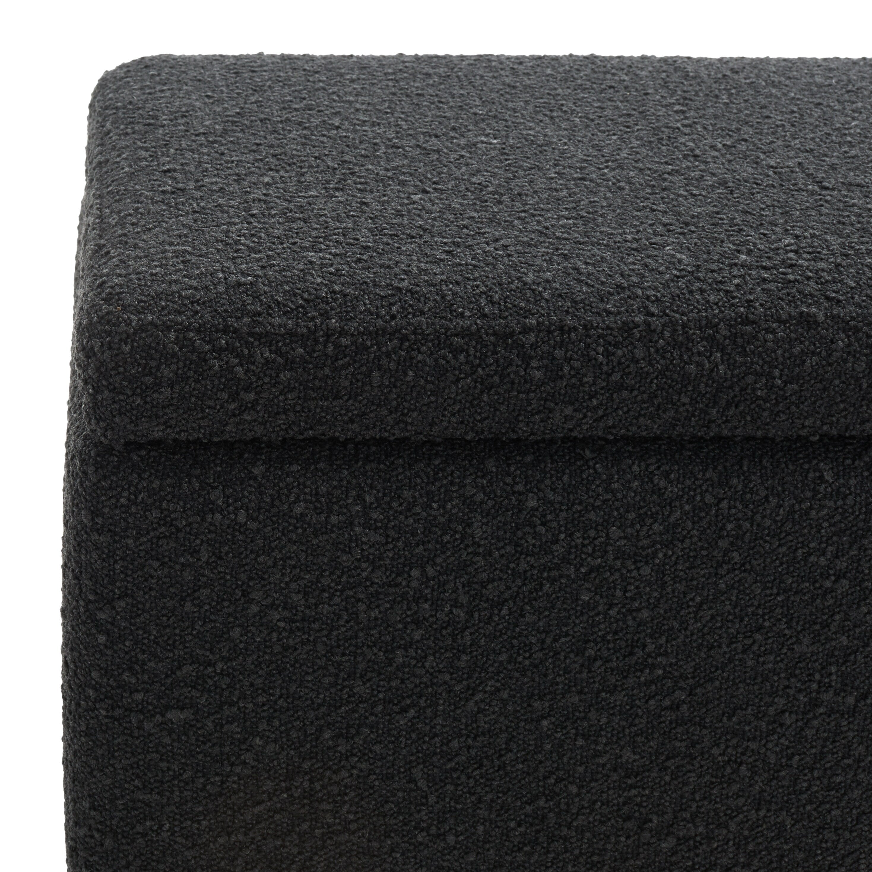 Banc de rangement SAFAVIEH Couture Sunneva Boucle - 61 po L x 20 po P x 19 po H - 61L x 20P x 19H