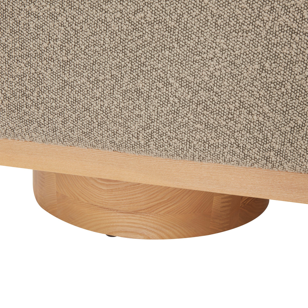 Banc de rangement SAFAVIEH Couture Sunneva Boucle - 61 po L x 20 po P x 19 po H - 61L x 20P x 19H