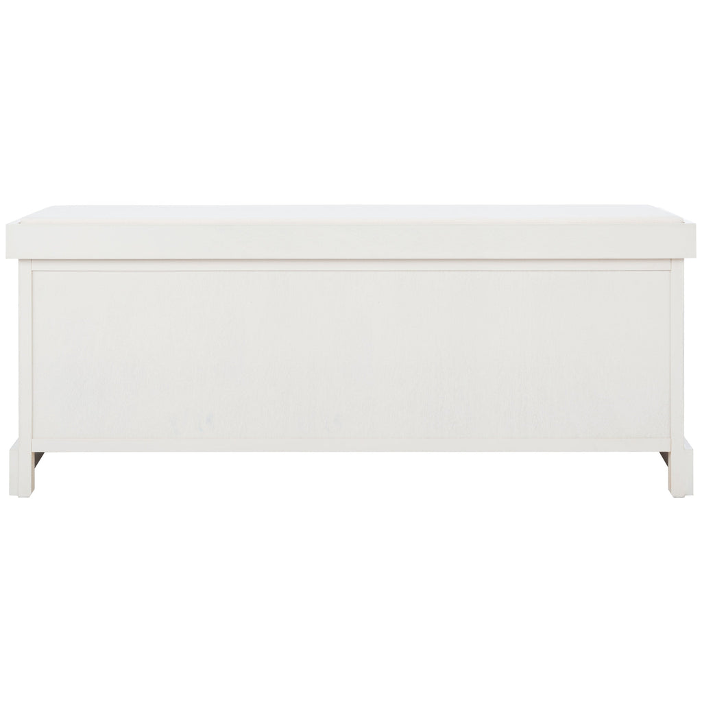 Banc de rangement à 3 tiroirs avec coussins SAFAVIEH Fiorello - 47,3 L x 15 L x 19 H - 47 L x 15 P x 19 H