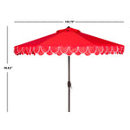 Parasol élégant SAFAVIEH Gebbine de 9 pieds