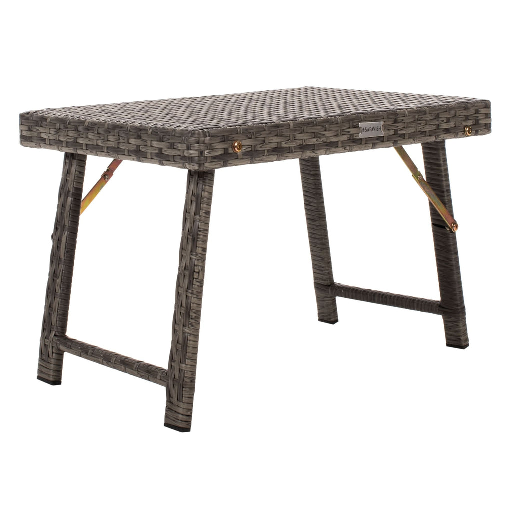 Ensemble de chaises longues d'extérieur Blaguna 3 pièces SAFAVIEH - 83 L x 20 P x 24 H