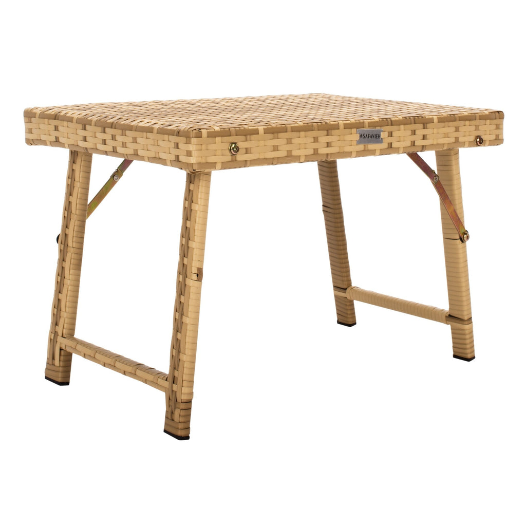 Ensemble de chaises longues d'extérieur Blaguna 3 pièces SAFAVIEH - 83 L x 20 P x 24 H