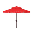 Parasol double toit SAFAVIEH Outdoor Kjerstin Valance 9 pieds