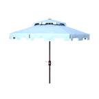 Parasol de marché double SAFAVIEH Outdoor Livia 9 pieds, base non incluse