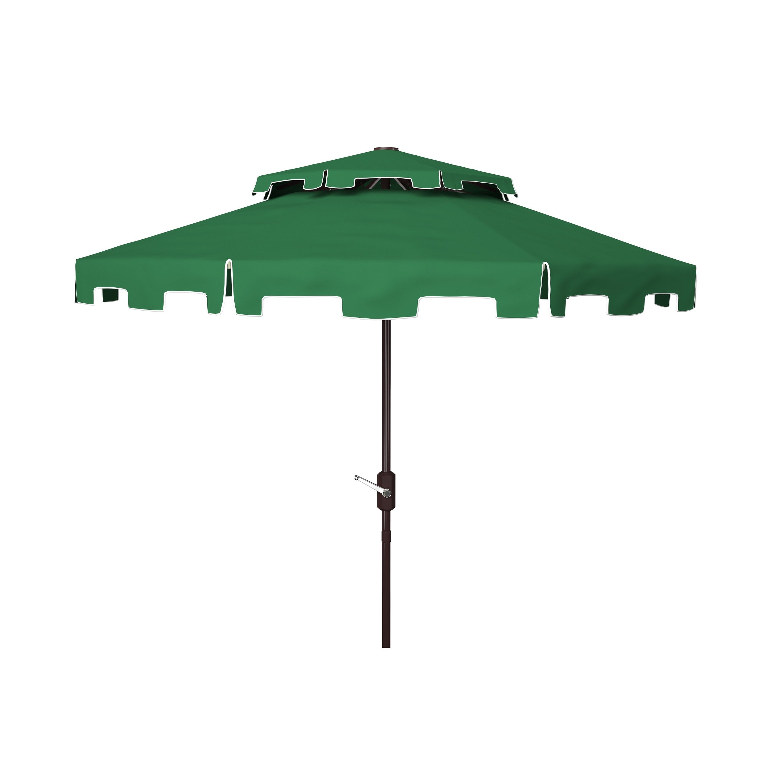 Parasol de marché double SAFAVIEH Outdoor Livia 9 pieds, base non incluse
