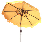Parasol de marché double SAFAVIEH Outdoor Livia 9 pieds, base non incluse