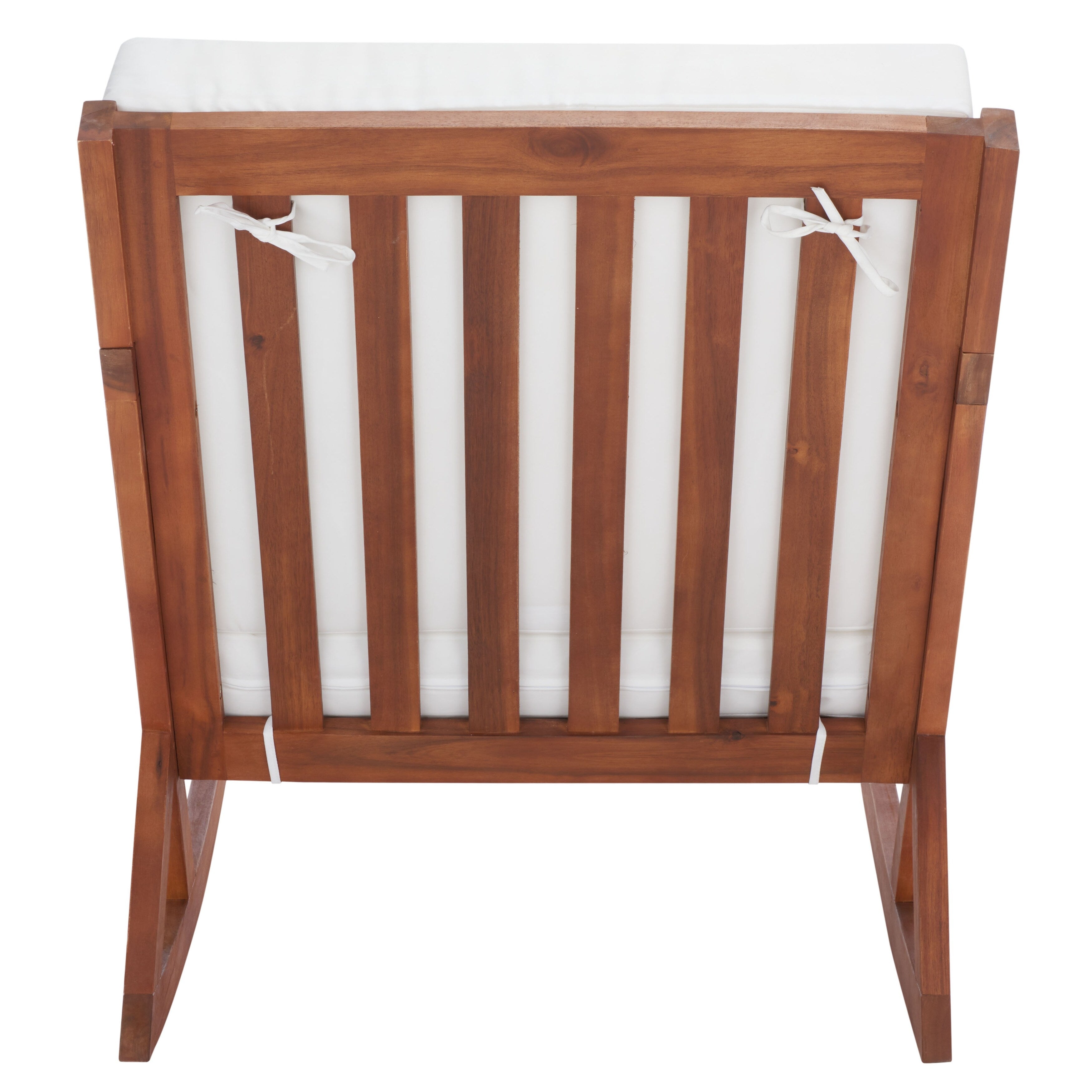 Chaise à bascule d'extérieur Makaila de SAFAVIEH avec coussin - 26 L x 31 P x 38 H