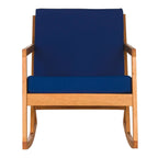 Chaise à bascule d'extérieur Makaila de SAFAVIEH avec coussin - 26 L x 31 P x 38 H