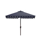 Parasol carré d'extérieur SAFAVIEH Naima Valance de 7,5 pieds