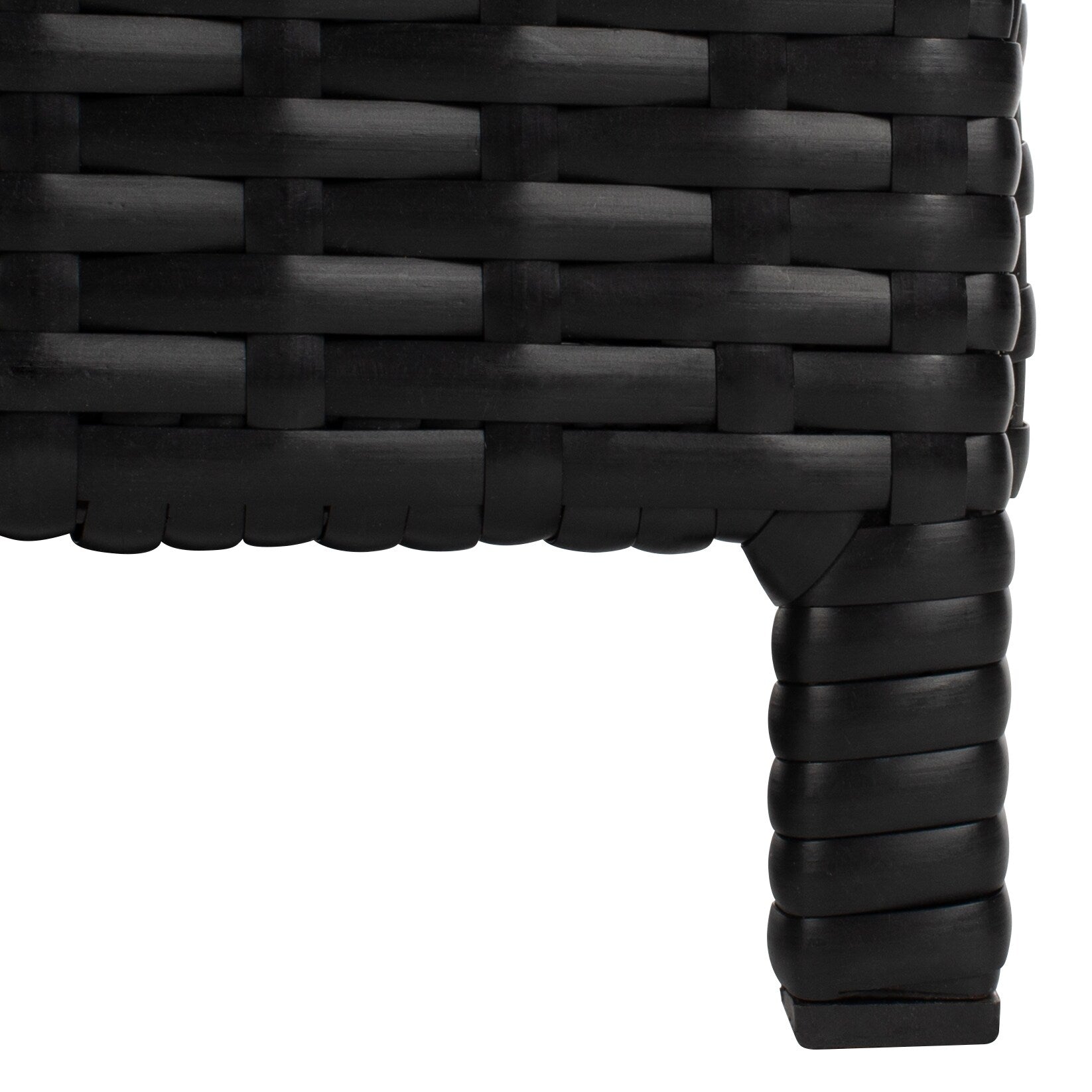 Lit de repos d'extérieur SAFAVIEH Taniyah en osier avec oreiller et coussins - 53 L x 28 P x 62 H