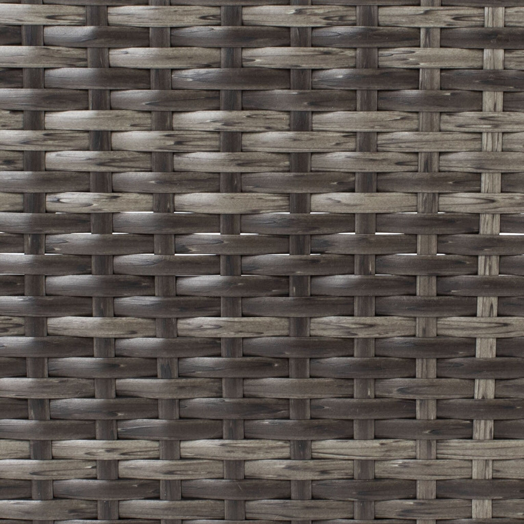 Lit de repos d'extérieur SAFAVIEH Taniyah en osier avec oreiller et coussins - 53 L x 28 P x 62 H