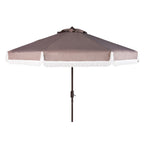 Parasol d'extérieur à manivelle SAFAVIEH Ronette Fringe de 9 pieds