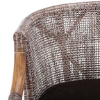 Tabouret de bar en rotin SAFAVIEH Virona de 76 cm (22,3 po l x 20,5 po l x 39 po H)