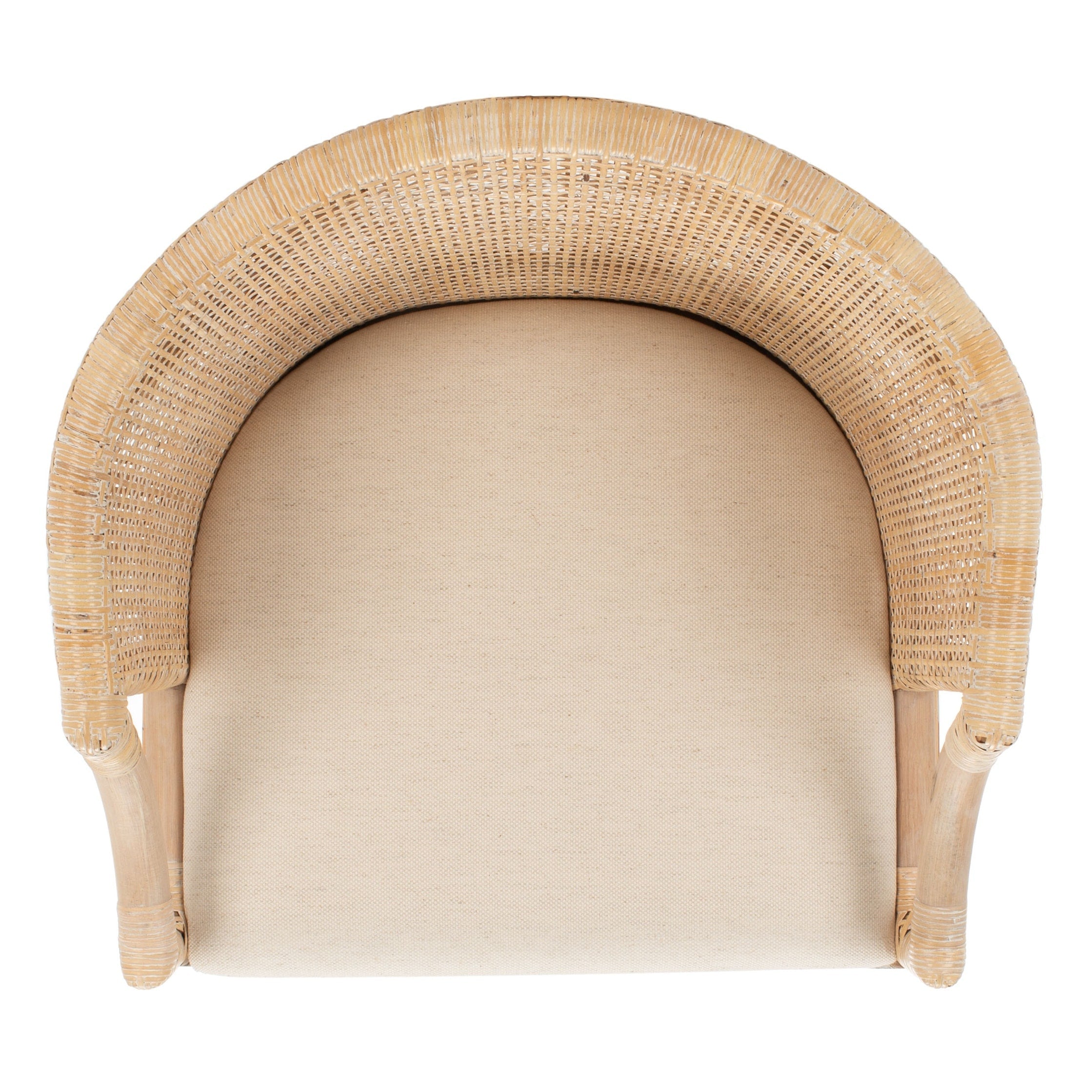 Tabouret de bar en rotin SAFAVIEH Virona de 76 cm (22,3 po l x 20,5 po l x 39 po H)