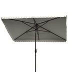 Parasol d'extérieur rectangulaire SAFAVIEH Zariah 6'x10' avec cantonnière