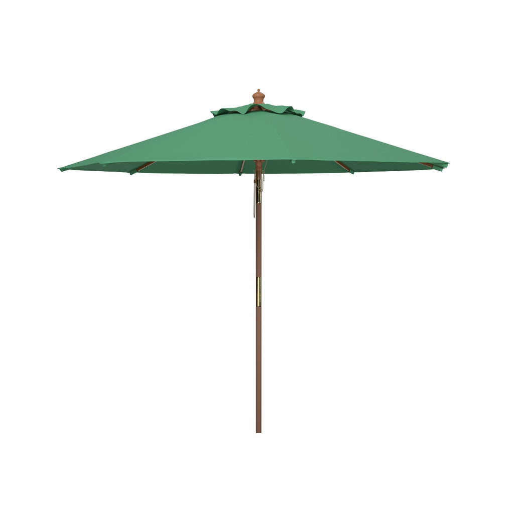 Parasol d'extérieur en bois SAFAVIEH Zlatana de 2,7 m