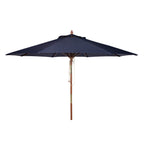 Parasol d'extérieur en bois SAFAVIEH Zlatana de 2,7 m