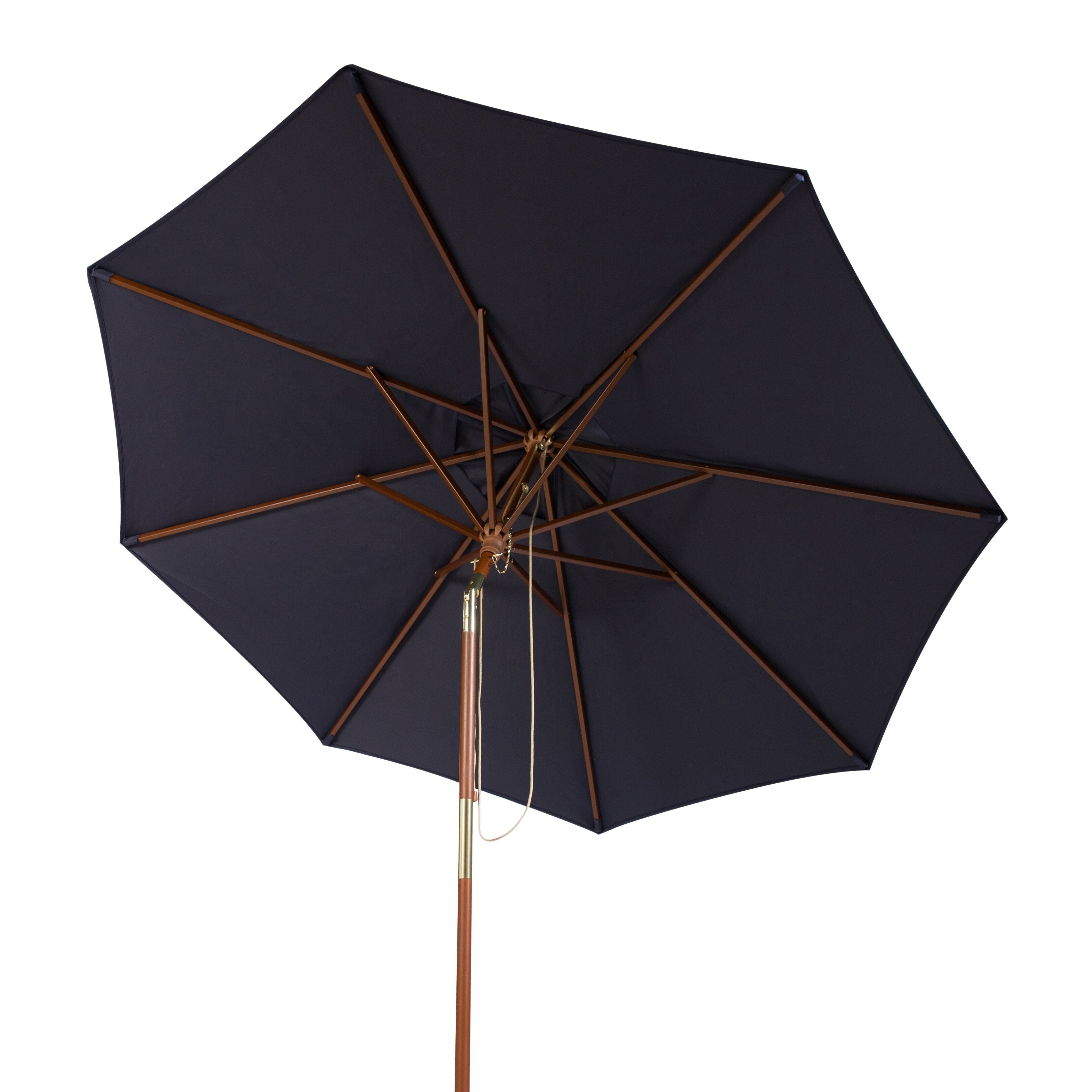 Parasol d'extérieur en bois SAFAVIEH Zlatana de 2,7 m