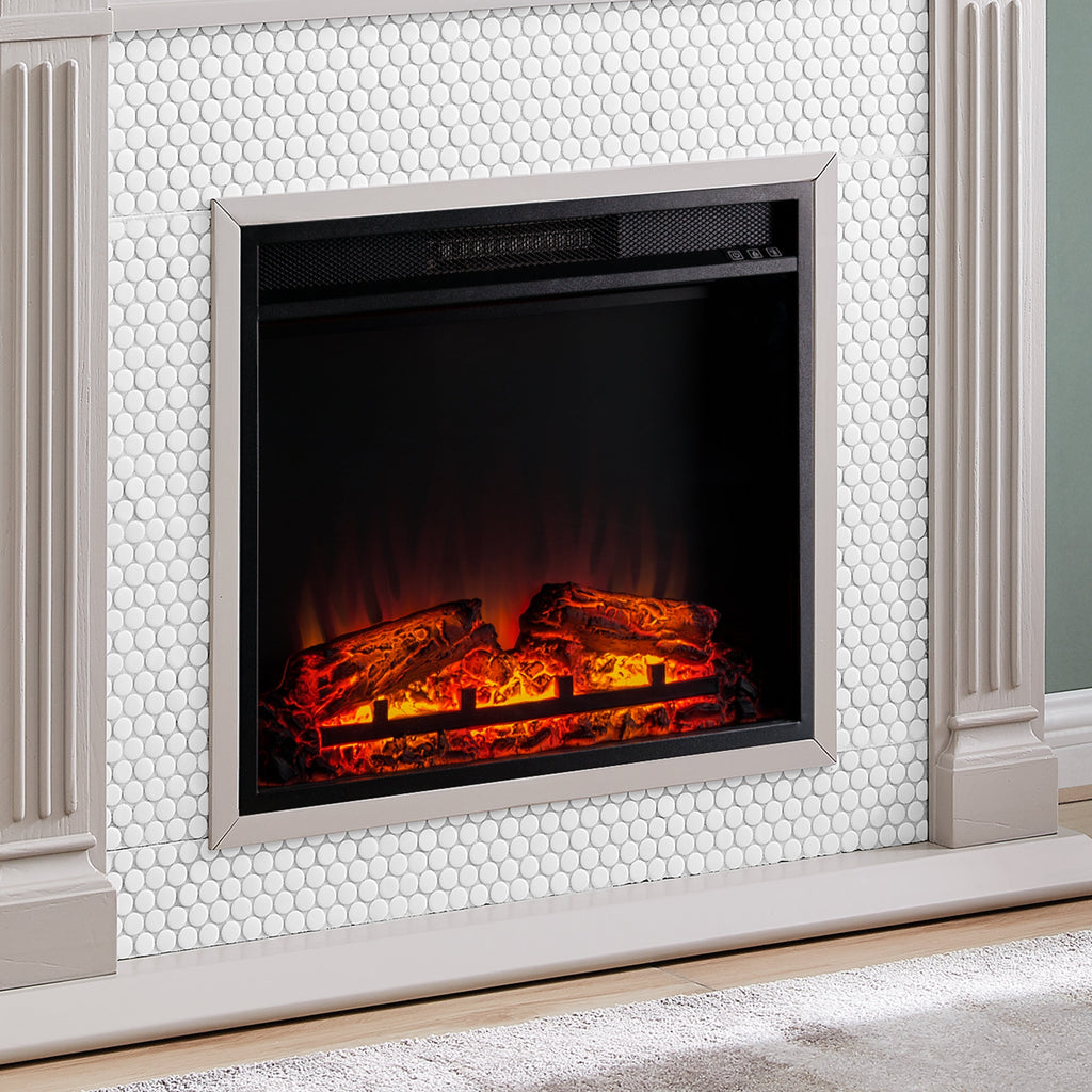 Foyer électrique encastrable SEI Furniture 23 Base avec télécommande