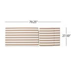 Ensemble de coussins d'extérieur Salem pour chaise longue - Coussins uniquement (lot de 2) par Christopher Knight Home - 79,25 L x 27,50 l x 1,50 H