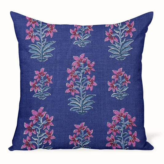 Peter Dunham Textiles Shani en Berry/Minuit 