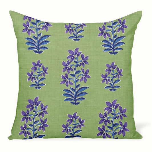 Peter Dunham Textiles Shani en violet/vert 