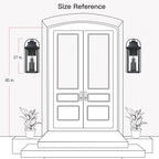 Applique murale d'extérieur Brits Black