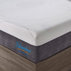 Slumber Solutions Matelas en mousse à mémoire de forme gel 12 pouces Choisissez votre confort