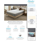 Matelas en mousse à mémoire de forme NRGel Signature de 14 po de Slumber Solutions