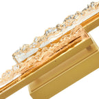 Applique de vanité à LED intégrée en laiton Stagger