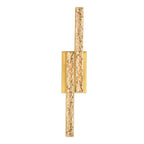 Applique de vanité à LED intégrée en laiton Stagger