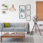 Ventilateur sur pied Star Fans Star Tripod 16 pouces avec pieds en bois