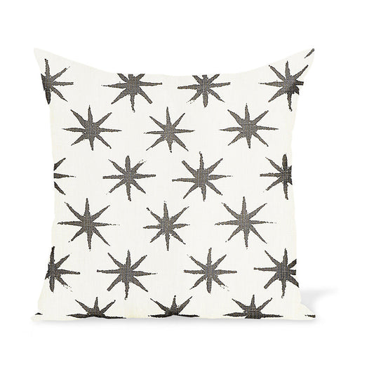 Coussin Starstruck en charbon de bois de Peter Dunham Textiles