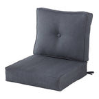 Ensemble de coussins d'extérieur à siège profond Sunbrella de qualité supérieure, 2 pièces