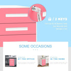 3 Drawer Mobile/Vertical File Cabinet for Home Office