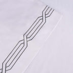 Parure de draps unie écologique en coton égyptien de qualité supérieure 1 200 fils