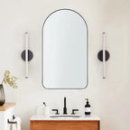 Armoire à pharmacie encastrée avec cadre TEHOME Aristes, miroir et étagères réglables